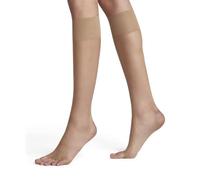 Falke Damen Kniestrümpfe Shelina Toeless 12 DEN ultra-transparent einfarbig Hautfarben Brasil 35-38