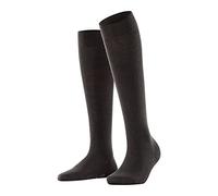 FALKE Damen Kniestrümpfe Softmerino 2er Pack, Größe:37/38;Farbe:Dark Brown (5239)