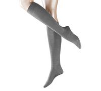 FALKE Damen Kniestrümpfe Softmerino 3er Pack, Größe:39/40;Farbe:Light Grey Melange (3830)