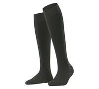 FALKE Softmerino Damen Kniestrümpfe, 37-38, Grün, Uni, 47438-782601