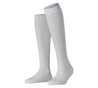 FALKE Damen Tessellating 25 DEN W KH weiches Material Gemustert 1 Paar Kniestrümpfe, Weiß (White 2209), 39-42