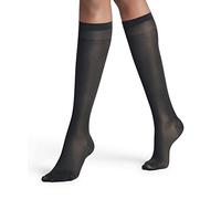 FALKE Damen Kniestrümpfe Vitalize Fein 20 DEN mit Kompression 1 Paar, Grau (Graphite 3146), 35-38