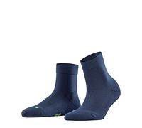 FALKE Damen Kurzsocken Cool Kick W SSO Weich atmungsaktiv schnelltrocknend einfarbig 1 Paar, Blau (Marine 6120), 35-36