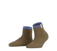 FALKE Damen Kurzsocken Cosy Plush W SSO Alpakawolle gemustert 1 Paar, Braun (Dune 5740), 35-38