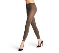Falke Damen Leggings Cotton Touch W LE Baumwolle einfarbig Grün (Military 7826) L