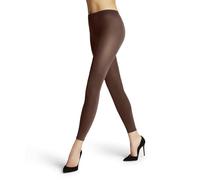 FALKE Damen Leggings Cotton Touch W Le Baumwolle einfarbig 1 Stück, Braun Havana Club 5197, L