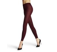 FALKE Damen Leggings Cotton Touch W Le Baumwolle einfarbig 1 Stück, Rot Barolo 8596, M-L
