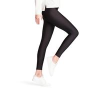 Falke Leggings mit breitem Bund Modell 'ELEGANT SHINE' in Black, Größe L