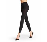FALKE Damen Leggings Pure Matt 100 DEN W Le blickdicht einfarbig 1 Stück, Schwarz Black 3009, L