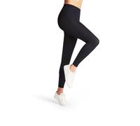 Falke Leggings Pure Matt 100 DEN Damen – blickdicht, einfarbig, umweltfreundlich – Blau (Marine) S-M