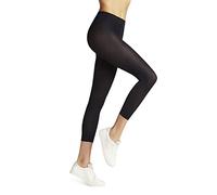 FALKE Damen Leggings Pure Matt 50 DEN Capri W LE halb-blickdicht einfarbig 1 Stück, Blau (Marine 6179), M