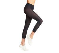 FALKE Damen Leggings Pure Matt 50 DEN Capri W LE halb-blickdicht einfarbig 1 Stück, Grau (Pearl Grey 3248) neu - umweltfreundlich, S