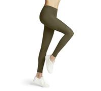FALKE Damen Leggings Pure Matt 50 DEN W LE halb-blickdicht einfarbig 1 Stück, Beige (Laurel 7544) neu - umweltfreundlich, M