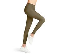 FALKE Damen Leggings Pure Matt 50 DEN W LE halb-blickdicht einfarbig 1 Stück, Beige (Laurel 7544) neu - umweltfreundlich, S-M