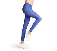 Falke Damen Leggings Pure Matt 50 DEN - halb-blickdicht, einfarbig - Blau (Imperial 6065) S-M
