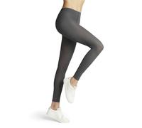 FALKE Damen Leggings Pure Matt 50 DEN W Le halb-Blickdicht einfarbig 1 Stück, Grau Flanell 3210, S-M