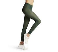FALKE Damen Leggings Pure Matt 50 DEN W Le halb-blickdicht einfarbig 1 Stück, Grün Hunter Green 7441, S-M
