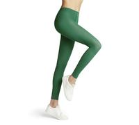FALKE Damen Leggings Pure Matt 50 DEN W Le halb-Blickdicht einfarbig 1 Stück, Grün Tourmaline 7618, M