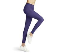 FALKE Damen Leggings Pure Matt 50 DEN W LE halb-blickdicht einfarbig 1 Stück, Lila (Crocus 8305) neu - umweltfreundlich, S-M