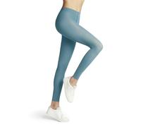 FALKE Damen Leggings Pure Matt 50 DEN W Le halb-Blickdicht einfarbig 1 Stück, Türkis Key Largo 6852, S