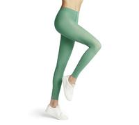 FALKE Damen Leggings Pure Matt 50 DEN W Le halb-Blickdicht einfarbig 1 Stück, Türkis Ocean Green 7506, M-L
