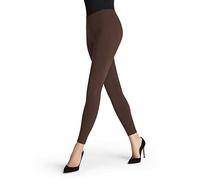 FALKE Damen Leggings Seamless Fein blickdicht einfarbig 1 Stück, Braun (Brandy 5167), L