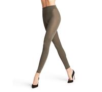 FALKE Damen Leggings Softmerino W LE Wolle einfarbig 1 Stück, Grün (Military 7826), 36-38