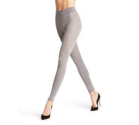 FALKE Damen Leggings Softmerino W Le Wolle Baumwolle einfarbig 1 Stück, Grau Light Grey Melange 3830, 44-46