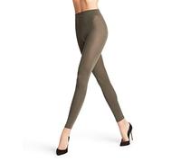 FALKE Damen Leggings Softmerino W LE Wolle einfarbig 1 Stück, Grün (Military 7826), 42-44