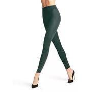 FALKE Damen Leggings Softmerino W Le Wolle Baumwolle einfarbig 1 Stück, Grün Pine Grove 7337, 38-40