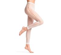 FALKE Damen Leggings Supersize Net W LE transparent gemustert 1 Stück, Beige (Pearl 2022), S-M