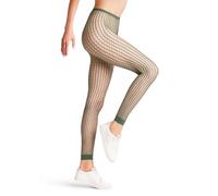FALKE Damen Leggings Wicker Games W Le transparent Gemustert 1 Stück, Grün Sage 7538, XL