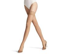 FALKE Damen Matt Deluxe 20 DEN Stay Ups feines weiches Material transparent matt reißfest feine Naht an der Fußspitze mit dekorativer Zierspitze und Silikonband für rutschfreien Sitz 1 Paar