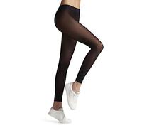 FALKE Matt Deluxe 30 DEN Damen Leggings, S, Schwarz, Uni, 40631-300900