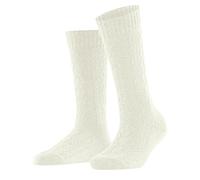FALKE Damen Socken Modish Fest W So Wolle Viskose Kaschmir einfarbig 1 Paar, Weiß Off-White 2040, 35-38
