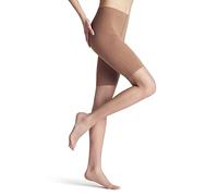 FALKE Damen Oberschenkel-Shapewear Cellulite Control W PA blickdicht gegen Cellulite 1 Stück, Braun (Powder 4069), M