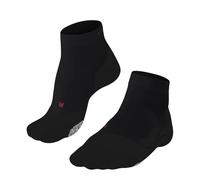 FALKE Damen Padelsocken PL4 Short W Sso Baumwolle Funktionsmaterial antiblasen 1 Paar, Schwarz Black 3000, 41-42