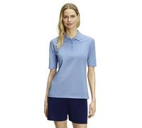 FALKE Damen Polohemd Basic Pique Polo W Pl Baumwolle weich hautfreundlich bequem sehr leicht 1 Stück, Blau Sky Blue 6807, S