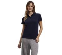 FALKE Damen Polohemd Basic Pique W Pl Baumwolle weich hautfreundlich bequem sehr leicht 1 Stück, Blau Space Blue 6116, M