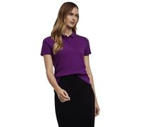 FALKE Damen Polohemd Basic Pique W Pl Baumwolle weich hautfreundlich bequem sehr leicht 1 Stück, Lila Ultraviolet 8295, XL