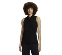 FALKE Damen Polohemd Basic Polo Top W Pl Baumwolle weich hautfreundlich bequem sehr leicht 1 Stück, Schwarz Black 3000, XXL