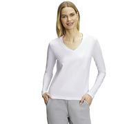 FALKE Damen Langarmshirt, weiß, Gr. M