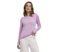 FALKE Damen Pullover Basic New Merino Crew Neck W Pu Wolle elegant klassisch für Business und Freizeit mit Rundhalsausschnitt 1 Stück, Rosa Rose Water 8287, XXL