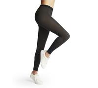 FALKE Damen Leggings Pure Matt 100 DEN W LE blickdicht einfarbig 1 Stück, Grau (Graphite 3146) neu - umweltfreundlich, S
