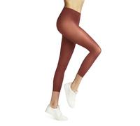 FALKE Damen Leggings Pure Matt 50 DEN Capri W LE halb-blickdicht einfarbig 1 Stück, Rot (Lobster 8862) neu - umweltfreundlich, S-M