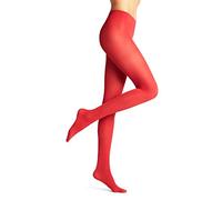 FALKE Damen Strumpfhose Pure Matt 50 DEN W TI halb-blickdicht einfarbig 1 Stück, Rot (Scarlet 8228) neu - umweltfreundlich, S