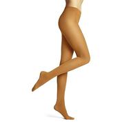 FALKE Damen Pure Matt 50 DEN Strumpfhose halb blickdicht matt reißfest druckfreier Komfortbund Feinstrumpfhose verstärkte Fußspitze feiner Naht feines weiches WE CARE Material 1 Stück, Orange (Toskana 1470), M-L