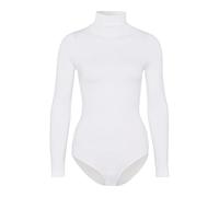 FALKE Damen Shapewear Ganzkörper-Body Rich Cotton W BO Baumwolle Langarmbody 1 Stück, Weiß White 2209, M 40-42
