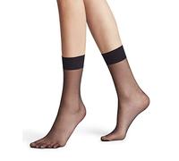 FALKE Damen Shelina 12 DEN Feinstrümpfe feines weiches Material ultra transparent schimmernd reißfest druckfreier Komfortbund feine Naht an der Fußspitze 1 Paar