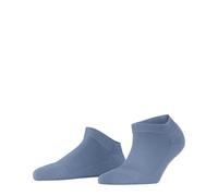 FALKE Damen Sneakersocken ClimaWool W Sn Wolle Lyocell kurz einfarbig 1 Paar, Blau Sky Blue 6876, 39-40